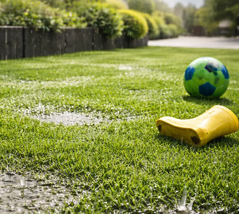 artificial turf installation